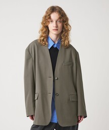 6(ROKU)＞ミックスカラージャケットコートサイズ36 6(ROKU)＞ミックスカラージャケットコートサイズ36 6(ROKU)＞ミックス