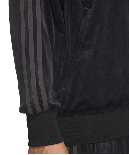 adidas（アディダス）の「adidas FB TT VELOUR / アディダス ファイヤーバード トラックトップ ベロア（その他アウター・メンズ・ブラック・M/S/XXL/XL/L）」の10枚目の写真