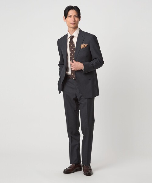 green label relaxing(グリーンレーベルリラクシング)の「コットン ナローストライプ ワイドカラー ドレスシャツ -イージーアイロン-(ビジネスシャツ・メンズ・ライトブルー/ベージュ/ライラック・38cm/37cm/43cm/42cm/41cm/40cm/39cm)」の5枚目の写真