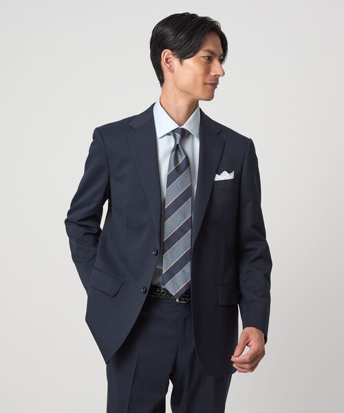 green label relaxing(グリーンレーベルリラクシング)の「コットン ナローストライプ ワイドカラー ドレスシャツ -イージーアイロン-(ビジネスシャツ・メンズ・ライトブルー/ベージュ/ライラック・38cm/37cm/43cm/42cm/41cm/40cm/39cm)」の6枚目の写真