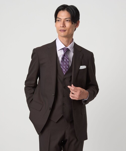 green label relaxing(グリーンレーベルリラクシング)の「コットン ナローストライプ ワイドカラー ドレスシャツ -イージーアイロン-(ビジネスシャツ・メンズ・ライトブルー/ベージュ/ライラック・38cm/37cm/43cm/42cm/41cm/40cm/39cm)」の9枚目の写真
