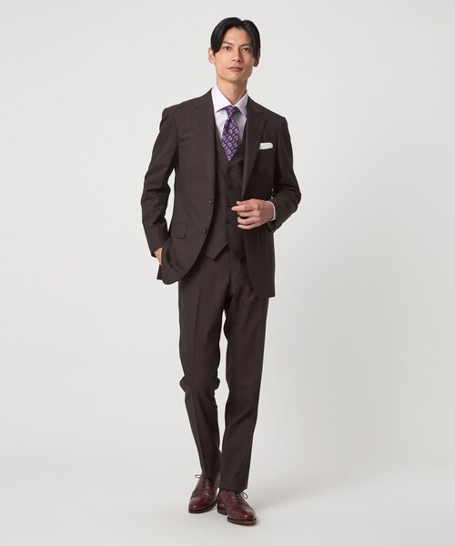 green label relaxing(グリーンレーベルリラクシング)の「コットン ナローストライプ ワイドカラー ドレスシャツ -イージーアイロン-(ビジネスシャツ・メンズ・ライトブルー/ベージュ/ライラック・38cm/37cm/43cm/42cm/41cm/40cm/39cm)」の10枚目の写真