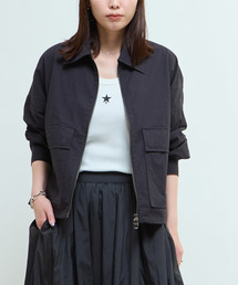 CONVERSE TOKYO | BACK SPINDLE LOGO MILITARY SHIRT JACKET(ミリタリージャケット)