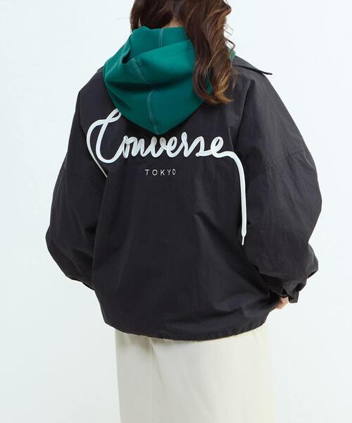CONVERSE TOKYO（コンバーストウキョウ）の「BACK SPINDLE LOGO MILITARY SHIRT JACKET（ミリタリージャケット・レディース・ブラック/カーキ・SMALL/MEDIUM）」の20枚目の写真