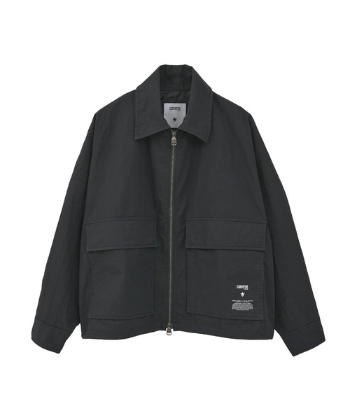 CONVERSE TOKYO（コンバーストウキョウ）の「BACK SPINDLE LOGO MILITARY SHIRT JACKET（ミリタリージャケット・レディース・ブラック/カーキ・SMALL/MEDIUM）」の14枚目の写真