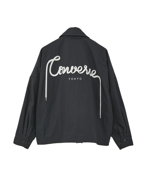 CONVERSE TOKYO（コンバーストウキョウ）の「BACK SPINDLE LOGO MILITARY SHIRT JACKET（ミリタリージャケット・レディース・ブラック/カーキ・SMALL/MEDIUM）」の15枚目の写真