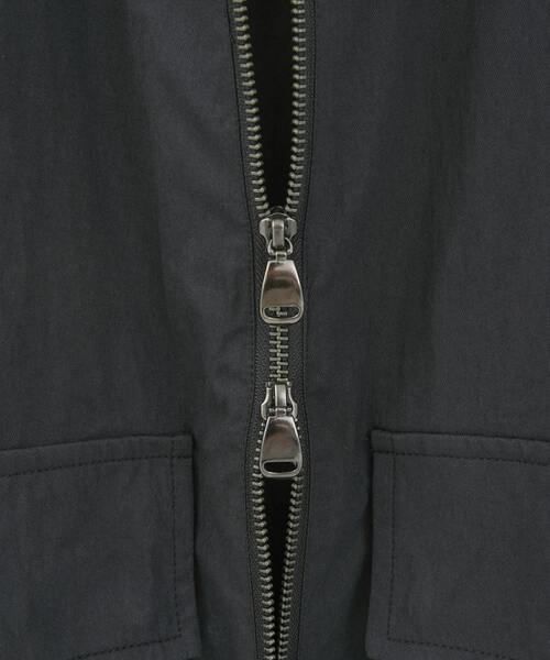 CONVERSE TOKYO（コンバーストウキョウ）の「BACK SPINDLE LOGO MILITARY SHIRT JACKET（ミリタリージャケット・レディース・ブラック/カーキ・SMALL/MEDIUM）」の7枚目の写真