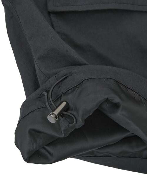 CONVERSE TOKYO（コンバーストウキョウ）の「BACK SPINDLE LOGO MILITARY SHIRT JACKET（ミリタリージャケット・レディース・ブラック/カーキ・SMALL/MEDIUM）」の9枚目の写真