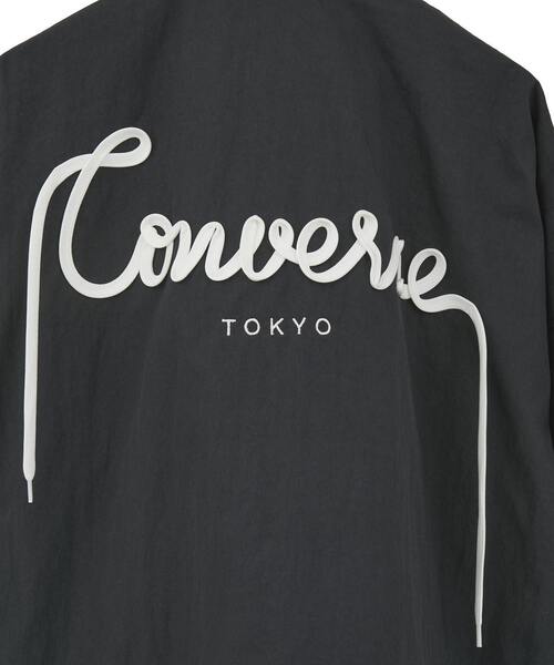 CONVERSE TOKYO（コンバーストウキョウ）の「BACK SPINDLE LOGO MILITARY SHIRT JACKET（ミリタリージャケット・レディース・ブラック/カーキ・SMALL/MEDIUM）」の10枚目の写真