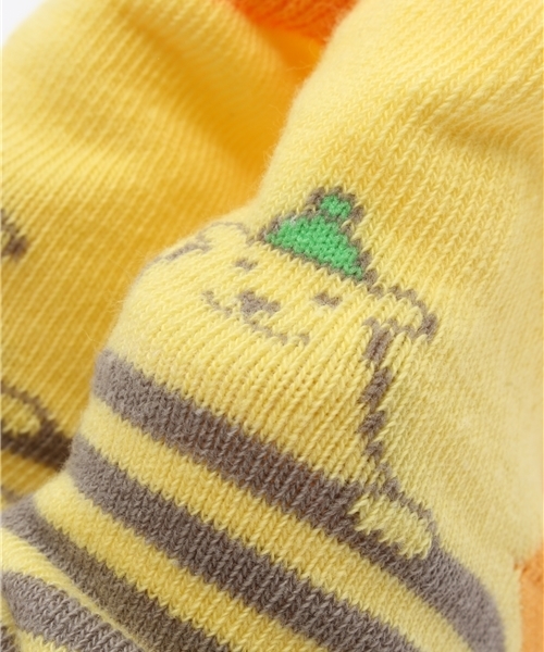 baby ampersand（ベビーアンパサンド）の「しろくま柄ソックス（ソックス/靴下・キッズ・グレー/イエロー・9/12）」の7枚目の写真