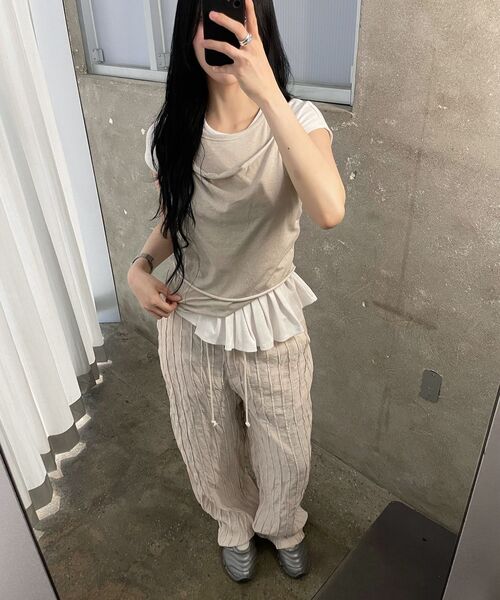 INSILENCE WOMEN(インサイレンスウーマン)の「プリーツパンツ ブラック(その他パンツ・レディース・その他・LARGE/MEDIUM)」の11枚目の写真