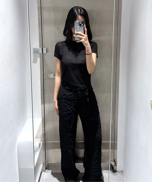 INSILENCE WOMEN(インサイレンスウーマン)の「プリーツパンツ ブラック(その他パンツ・レディース・その他・LARGE/MEDIUM)」の8枚目の写真