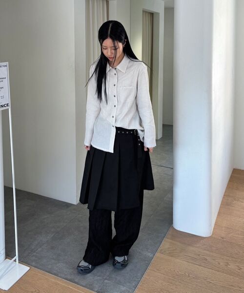 INSILENCE WOMEN(インサイレンスウーマン)の「プリーツパンツ ブラック(その他パンツ・レディース・その他・LARGE/MEDIUM)」の19枚目の写真