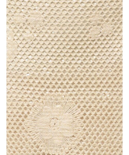 Ungrid(アングリッド)の「透かし編みスパンコールレイヤードスカート(スカート・レディース・オフホワイト/ブルー・FREE)」の11枚目の写真