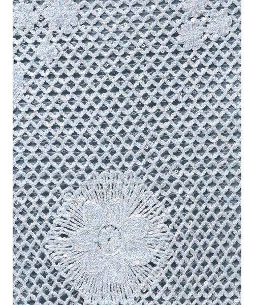 Ungrid(アングリッド)の「透かし編みスパンコールレイヤードスカート(スカート・レディース・オフホワイト/ブルー・FREE)」の12枚目の写真