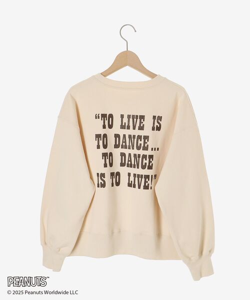le.coeur blanc（ルクールブラン）の「【PEANUTS】ヴィンテージライクスウェット（スウェット・レディース・ダークグレー/ピンク/ブラウン/ブルー/アイボリー・38）」の17枚目の写真