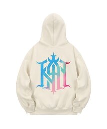 KHC0050 アートカン 裏起毛フードパーカー - クリーム