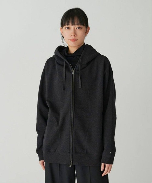 Snow Peak(スノーピーク)の「SNOWPEAK / スノーピーク Recycled Cotton Zip Up Parka(パーカー・メンズ・ブラック/アイボリー・MEDIUM/LARGE)」の4枚目の写真