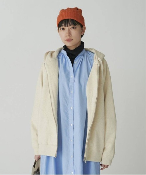 Snow Peak(スノーピーク)の「SNOWPEAK / スノーピーク Recycled Cotton Zip Up Parka(パーカー・メンズ・ブラック/アイボリー・MEDIUM/LARGE)」の6枚目の写真