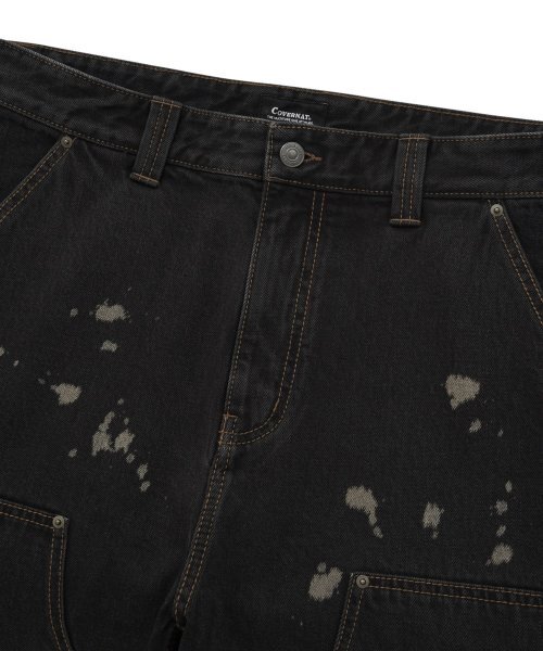COVERNAT(カバーナット)の「デニムワイドダブルニパンツブラック(デニムパンツ・レディース・その他・LARGE/MEDIUM/SMALL)」の4枚目の写真