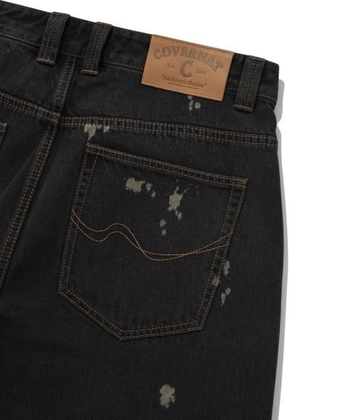 COVERNAT(カバーナット)の「デニムワイドダブルニパンツブラック(デニムパンツ・レディース・その他・LARGE/MEDIUM/SMALL)」の7枚目の写真
