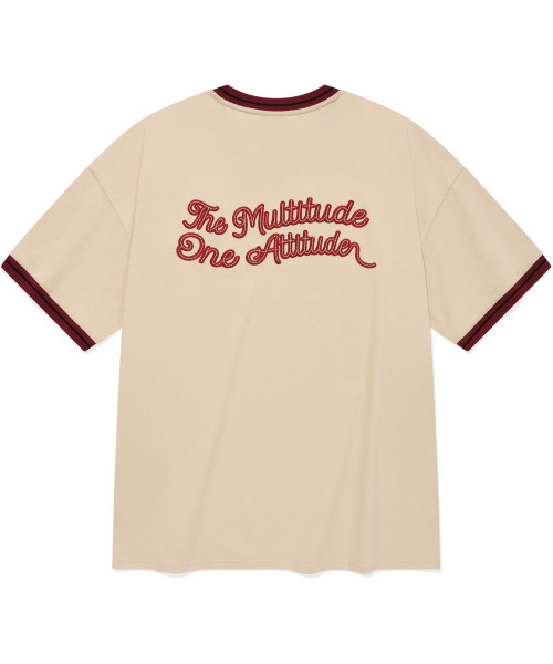 COVERNAT(カバーナット)の「チェーンレタリングリングTシャツベージュ(Tシャツ/カットソー・レディース・その他・LARGE/MEDIUM/X-LARGE/SMALL)」の1枚目の写真
