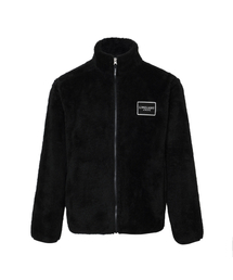 LIMELIGHT APPAREL（ライムライトアパレル）の「エスリット シンプルロゴワッペン フリースジャケット(ブラック)（その他アウター）」