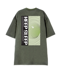 ASTRAL PROJECTION（アストラルプロジェクション）の「[オーバーサイズ]キップスリップ 13番手コットンラウンドネック半袖Tシャツ_カーキ（Tシャツ/カットソー）」