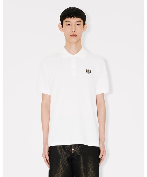 KENZO(ケンゾー)の「'KENZO Wild Tiger' スリム ポロ イン コットン(ポロシャツ・メンズ・ホワイト系その他・LARGE/MEDIUM/SMALL)」の3枚目の写真