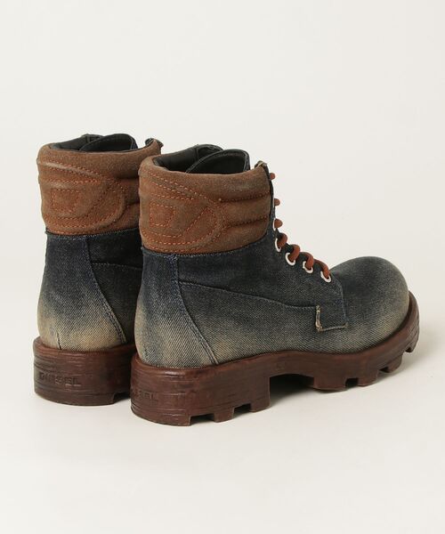DIESEL（ディーゼル）の「ウィメンズ レースアップブーツ D-HAMMER LACE UP W（ブーツ・レディース・インディゴブルー・36/38/37/39）」の3枚目の写真