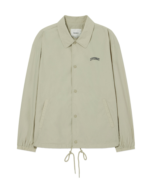 COVERNAT(カバーナット)の「アーチロゴコーチジャケットライトカーキ(ナイロンジャケット・レディース・その他・SMALL/MEDIUM/LARGE/X-LARGE)」の9枚目の写真
