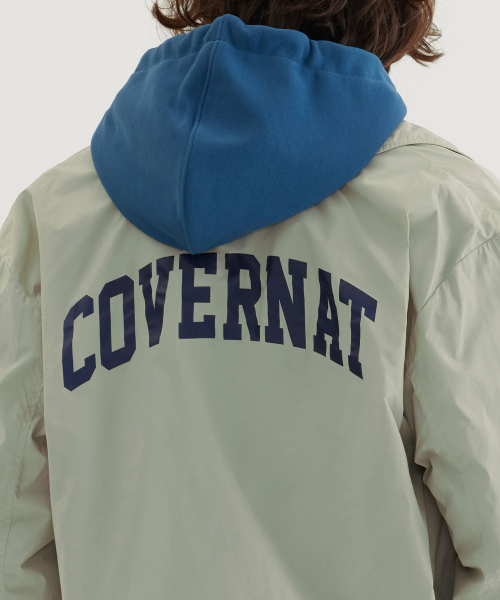 COVERNAT(カバーナット)の「アーチロゴコーチジャケットライトカーキ(ナイロンジャケット・レディース・その他・SMALL/MEDIUM/LARGE/X-LARGE)」の6枚目の写真