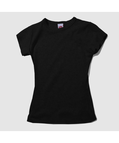 SOME PLACE(サムプレイス)の「クリーンロングスリムフィットラウンドネックショートスリーブ半袖Tシャツ_7COLOR(Tシャツ/カットソー・レディース・ホワイト/ブラック/ネイビー/グレー/レッド/イエロー/グリーン・FREE)」の3枚目の写真