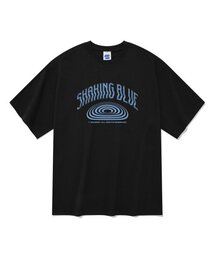 20番手シェイキングブルー半袖Tシャツブラック