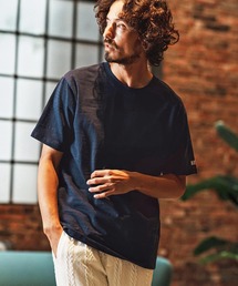 felkod（フィルコッド）の「mt10141-Barcode Embroidery Slab Short Sleeve Cut sew Tシャツ(F26S250)（Tシャツ/カットソー）」