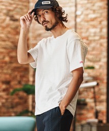 felkod（フィルコッド）の「mt10141-Barcode Embroidery Slab Short Sleeve Cut sew Tシャツ(F26S250)（Tシャツ/カットソー）」