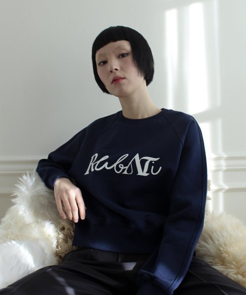 RUBATI(ルバティ)の「Lettering Logo Sweatshirt (NAVY)(スウェット・レディース・その他・size2/size1)」の2枚目の写真