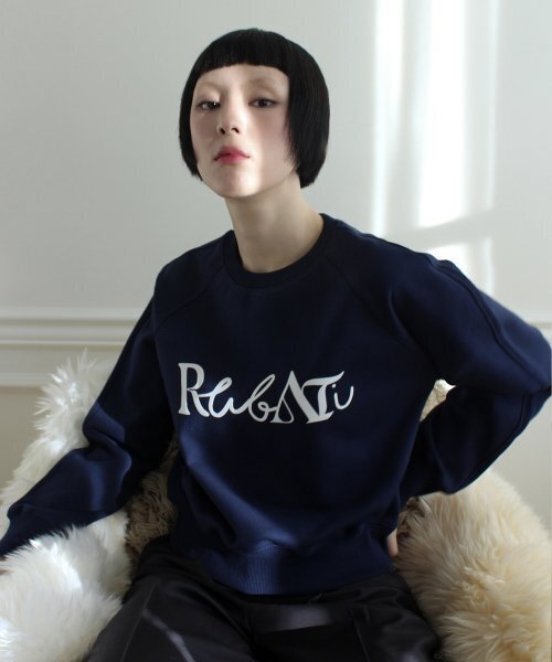 RUBATI(ルバティ)の「Lettering Logo Sweatshirt (NAVY)(スウェット・レディース・その他・size2/size1)」の3枚目の写真