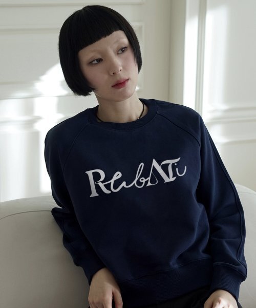 RUBATI(ルバティ)の「Lettering Logo Sweatshirt (NAVY)(スウェット・レディース・その他・size2/size1)」の4枚目の写真