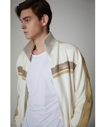 EDITMENT（エディットメント）の「メンズモーダルスキューバファンクショナルトレーニングジャケット (オフホワイト)（ジャージ）」