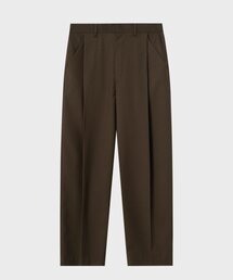 NONBLANK（ノンブランク）の「ワンタックカーブドワイドスラックス_BROWN（スラックス）」