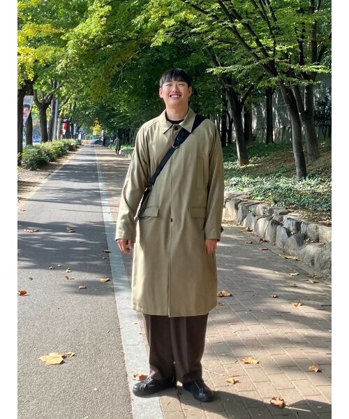NONBLANK(ノンブランク)の「ワンタックカーブドワイドスラックス_BROWN(スラックス・メンズ・その他・SMALL/MEDIUM/LARGE/X-LARGE)」の8枚目の写真