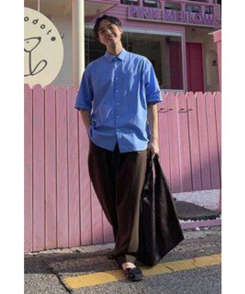 NONBLANK(ノンブランク)の「ワンタックカーブドワイドスラックス_BROWN(スラックス・メンズ・その他・SMALL/MEDIUM/LARGE/X-LARGE)」の10枚目の写真