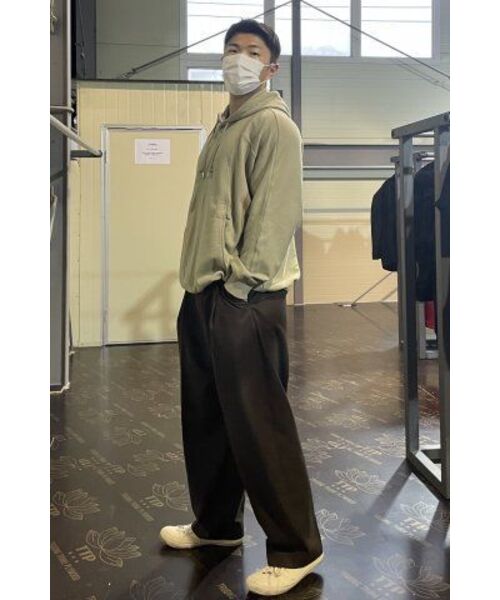 NONBLANK(ノンブランク)の「ワンタックカーブドワイドスラックス_BROWN(スラックス・メンズ・その他・SMALL/MEDIUM/LARGE/X-LARGE)」の19枚目の写真