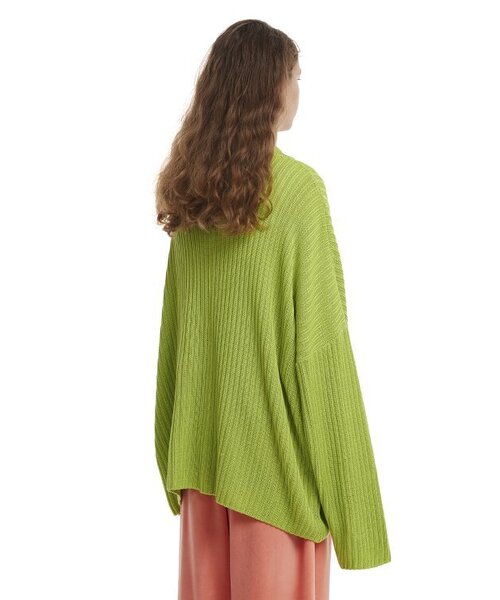 TRUNK PROJECT(トランクプロジェクト)の「Zip-Up Cardigan_Green(カーディガン/ボレロ・レディース・グリーン・SMALL/X-SMALL/LARGE)」の2枚目の写真