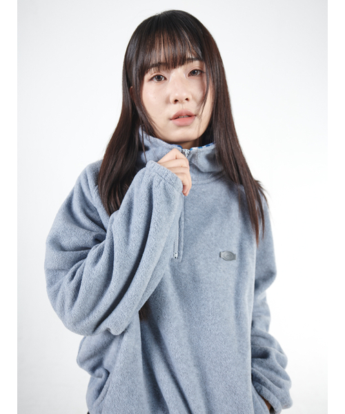 MUWM(ムウム)の「ダブルフリースアノラック Double Fleece Anorak (ブルーグレー)(その他アウター・レディース・ブルーグレー・FREE)」の7枚目の写真