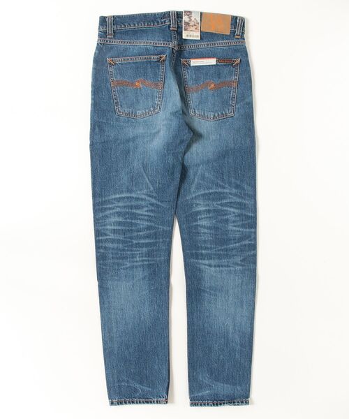 Nudie Jeans（ヌーディージーンズ）の「Nudie Jeans/ヌーディージーンズ Solid Ollie / スリムフィット / Life Tracks（デニムパンツ・メンズ・ライトインディゴブルー・28/29/30/31/32/33/34/36）」の2枚目の写真