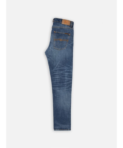Nudie Jeans（ヌーディージーンズ）の「Nudie Jeans/ヌーディージーンズ Solid Ollie / スリムフィット / Life Tracks（デニムパンツ・メンズ・ライトインディゴブルー・28/29/30/31/32/33/34/36）」の4枚目の写真