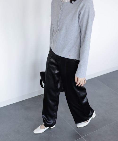 SESTO(セスト)の「かかとがパカパカしにくい!セミスクエアトゥパンプス(パンプス・レディース・ホワイト/ベージュ/ブラック・23.0cm/23.5cm/24.0cm/24.5cm/25.0cm/22.5cm)」の22枚目の写真