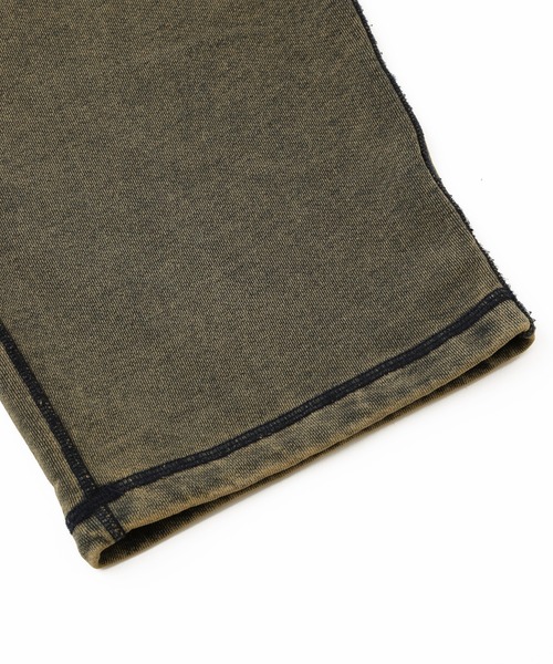 X-girl（エックスガール）の「OVERDYED NUMBER PATCH CARGO SWEATPANTS（スウェットパンツ・レディース・ブラック/インディゴブルー・S/M）」の21枚目の写真